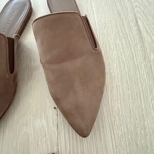 Jenni Kayne Oil leather Mules in Taupe Size 41